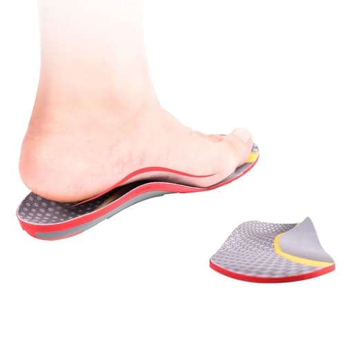 Orthotic Feet Insoles for Plantar Fasciitis, Flat Feet, High Arch, Foot Pain Relief