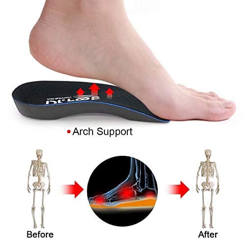 Orthotic Inserts for Flat Feet, Plantar Fasciitis, Fallen Arches