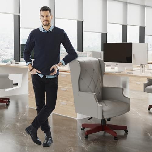 Ergonomic Executive Office Chair - Grey