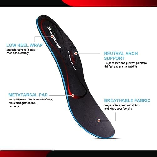Orthotic Arch Support Insoles for Flat Feet Pain Relief