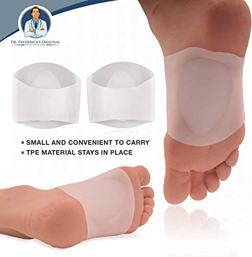 Dr. Frederick's Original Arch Support Gel Sleeves - 2 ct - Plantar Fasciitis & Flat Feet Relief