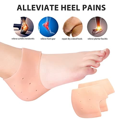 Gel Heel Protectors for Achilles Tendinitis, Blisters, and Plantar Fasciitis