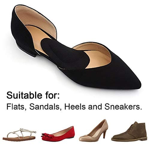 Dr. Foot's Arch Support Insoles for Flat Feet and Plantar Fasciitis (Black)