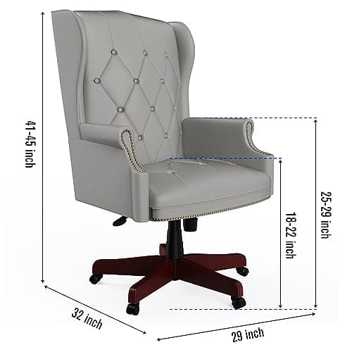 Ergonomic Executive Office Chair - Grey