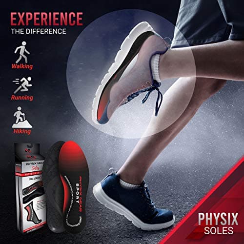 Physix Gear Plantar Fasciitis Insoles - XS