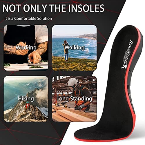 Plantar Fasciitis Insoles for Heavy Duty Working, Running, and Walking