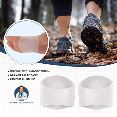 Dr. Frederick's Original Arch Support Gel Sleeves - 2 ct - Plantar Fasciitis & Flat Feet Relief