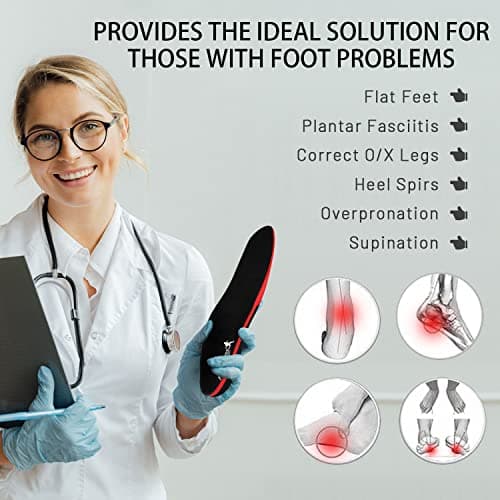 Plantar Fasciitis Insoles for Heavy Duty Working, Running, and Walking