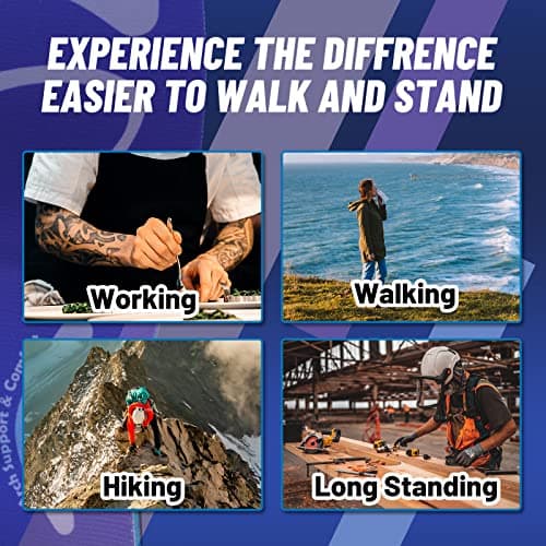 Plantar Fasciitis Arch Support Insoles for Women and Men