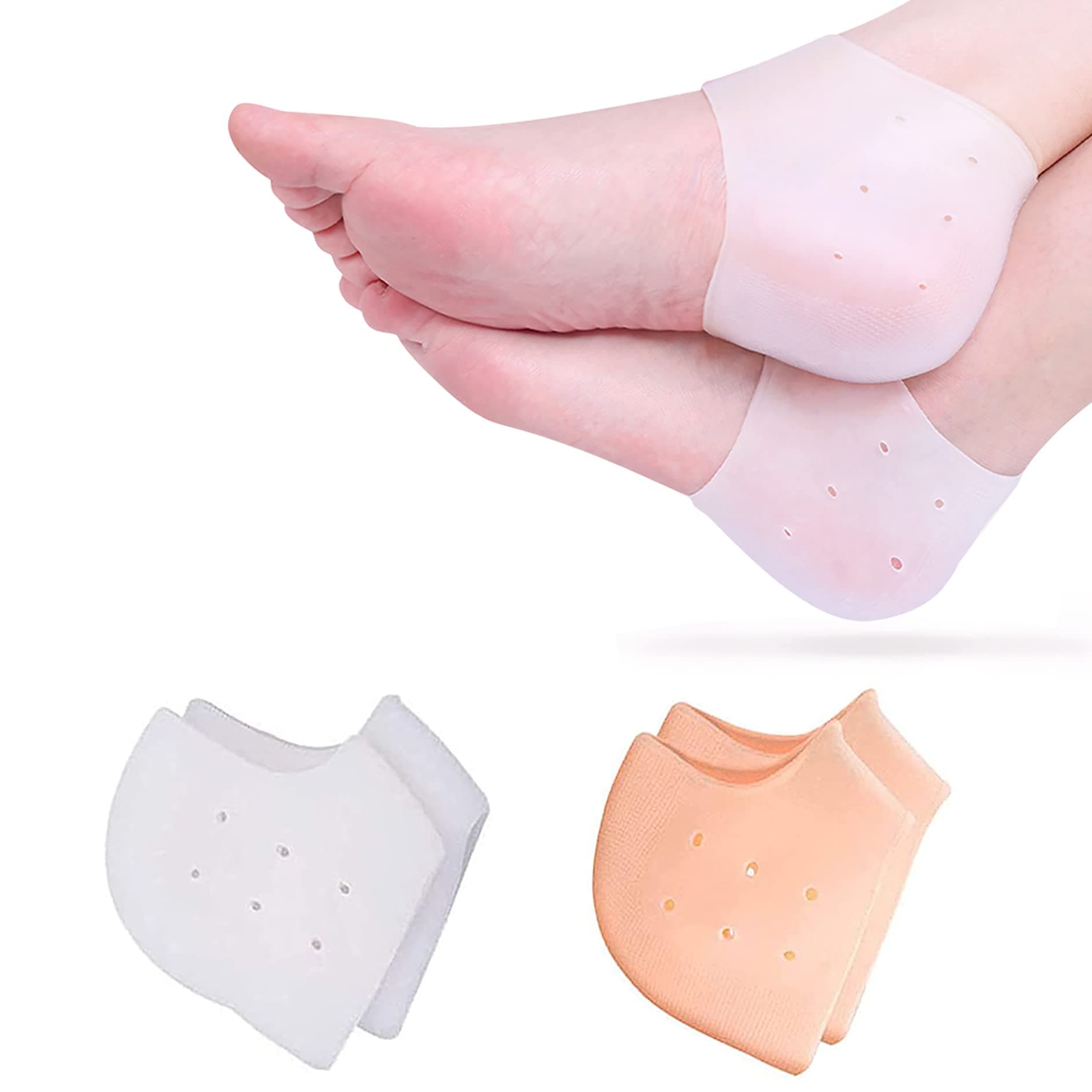 Gel Heel Protectors for Achilles Tendinitis, Blisters, and Plantar Fasciitis
