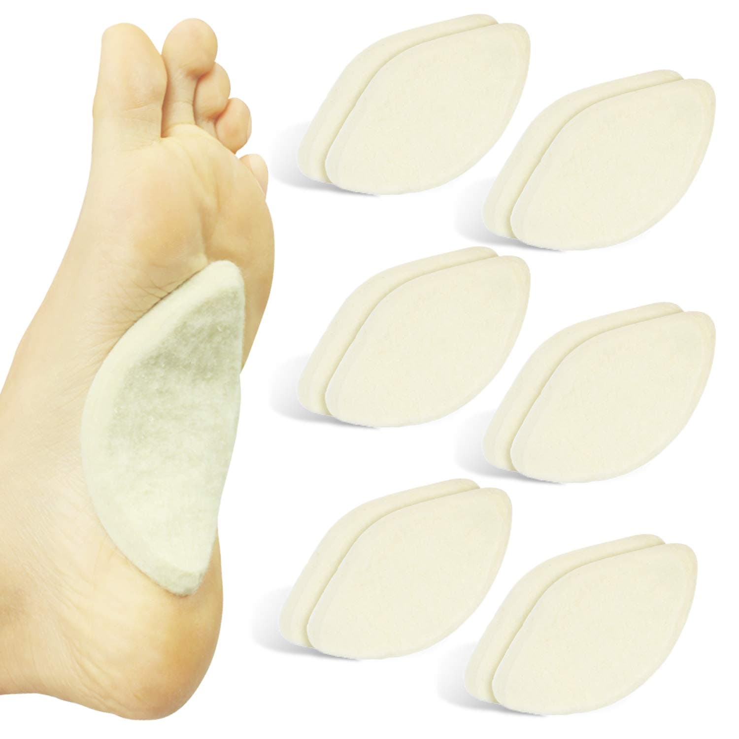 VIVEsole Arch Supports for Shoes & Sandals (12 Pack)