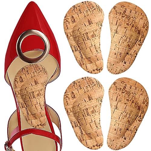Dr. Foot's Arch Support Shoe Inserts for Flat Feet and Plantar Fasciitis Pain Relief — Cork - 2 Pairs