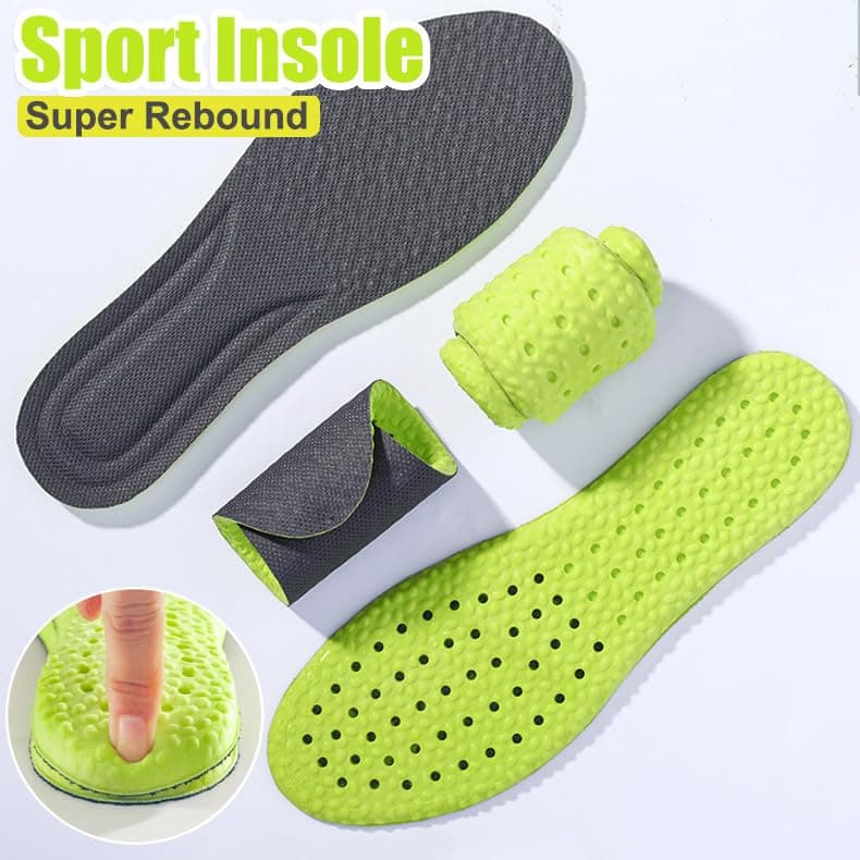 Shock-Absorbing Mugwort Deodorizing Sports Insoles (43-44)