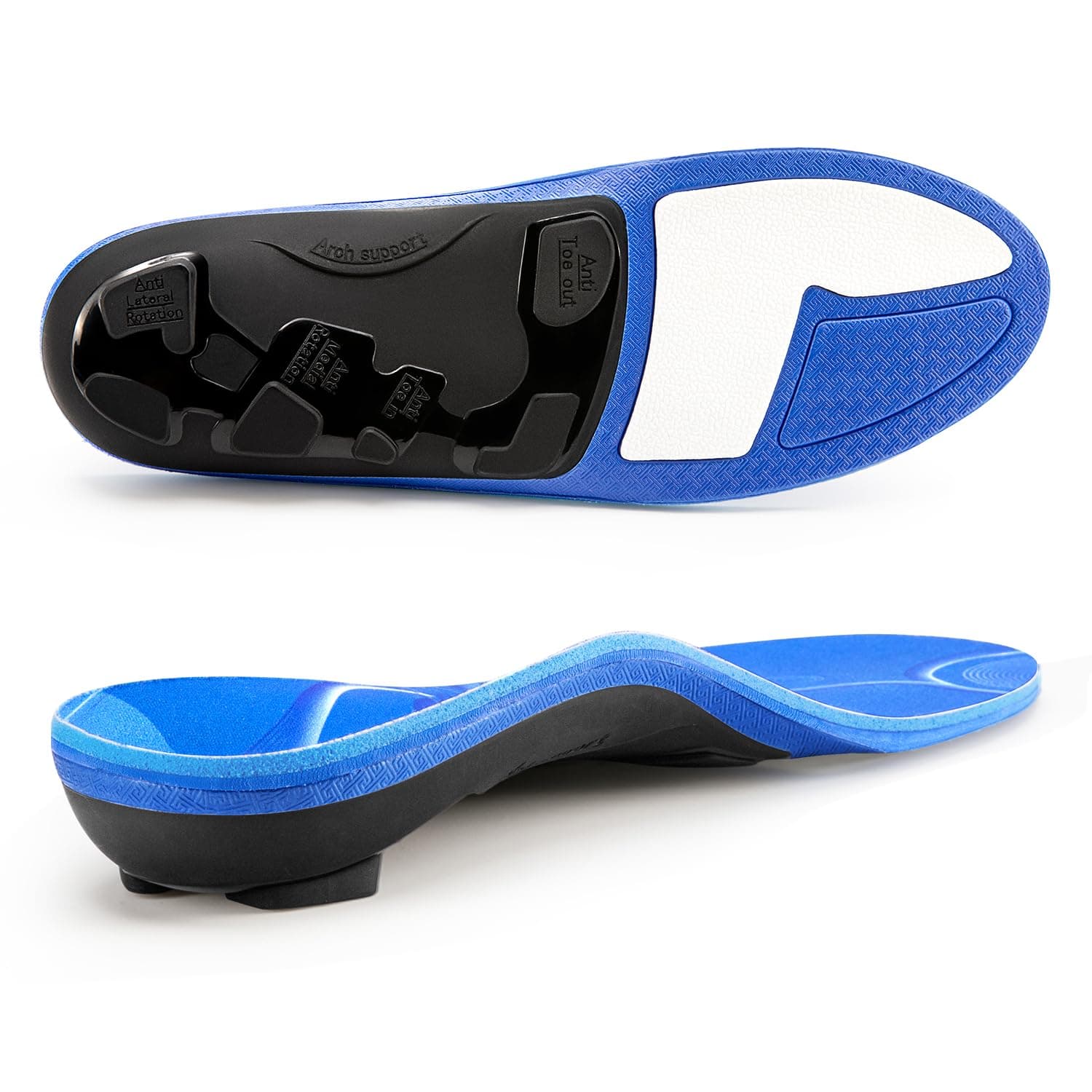 Orthotic Arch Support Shoe Insoles for Flat Feet, Feet Pain, Plantar Fasciitis for Men and Women