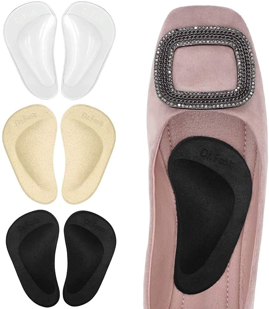 Dr. Foot's Arch Support Shoe Inserts for Flat Feet and Plantar Fasciitis Pain Relief